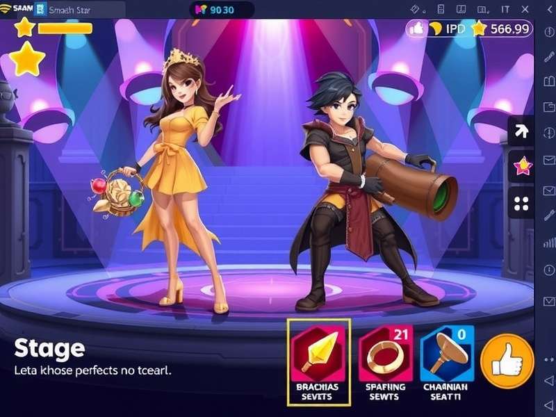 Smash Star stage strategy guide showing how to use Chandni Chowk market elements in fights